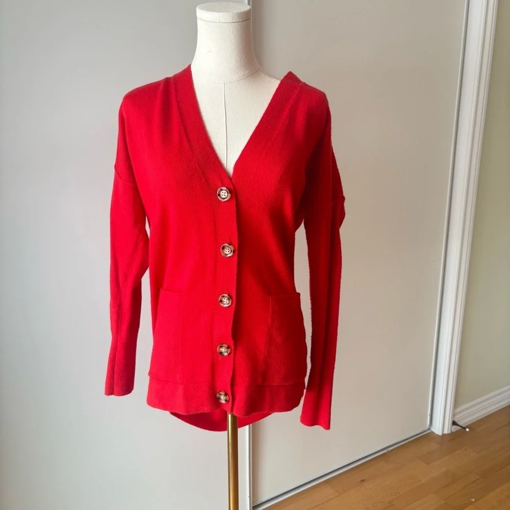 Christian Siriano Red Women's Sweater - Picture 2 of 4